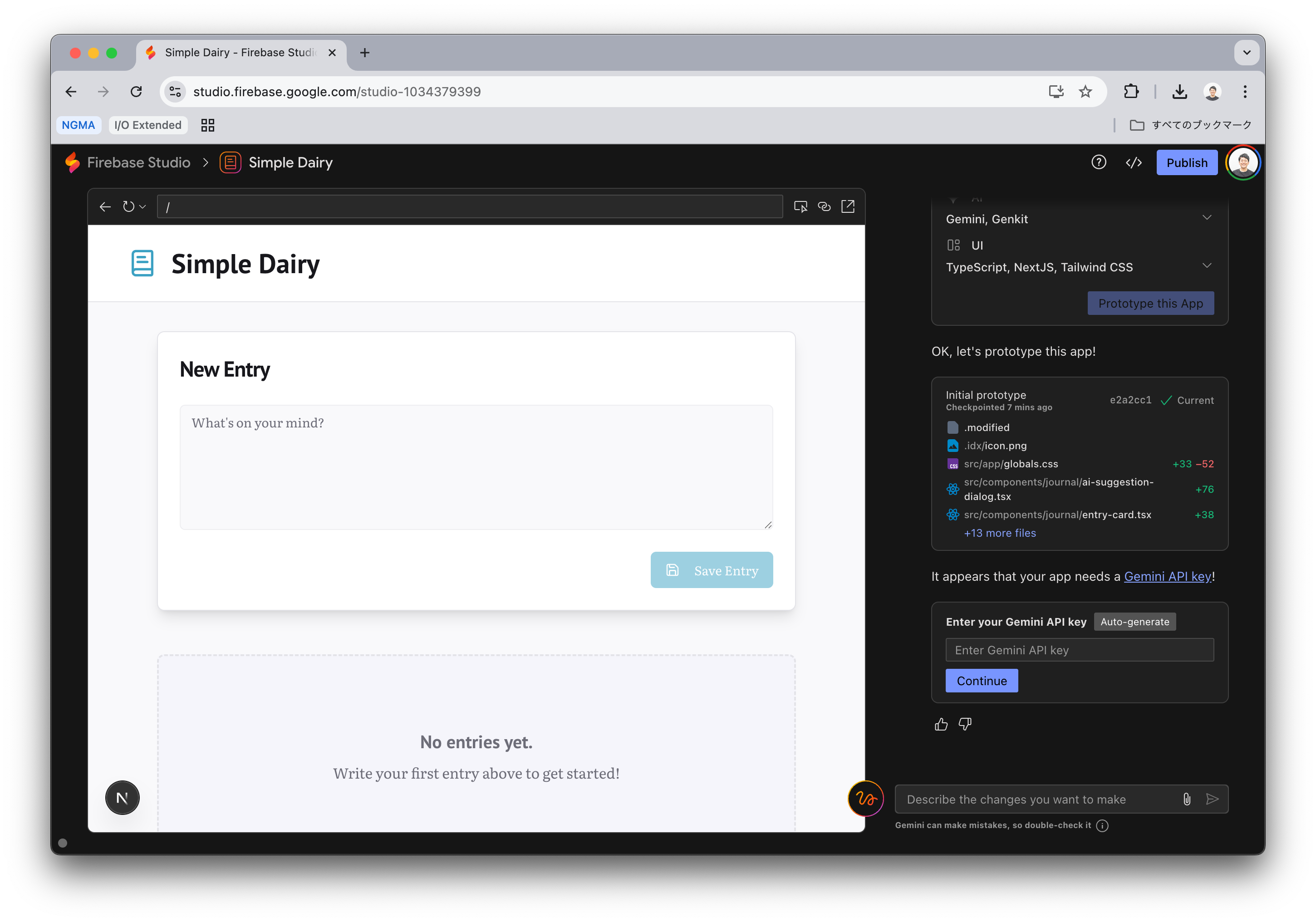 Firebase Studio Gemini Api Key